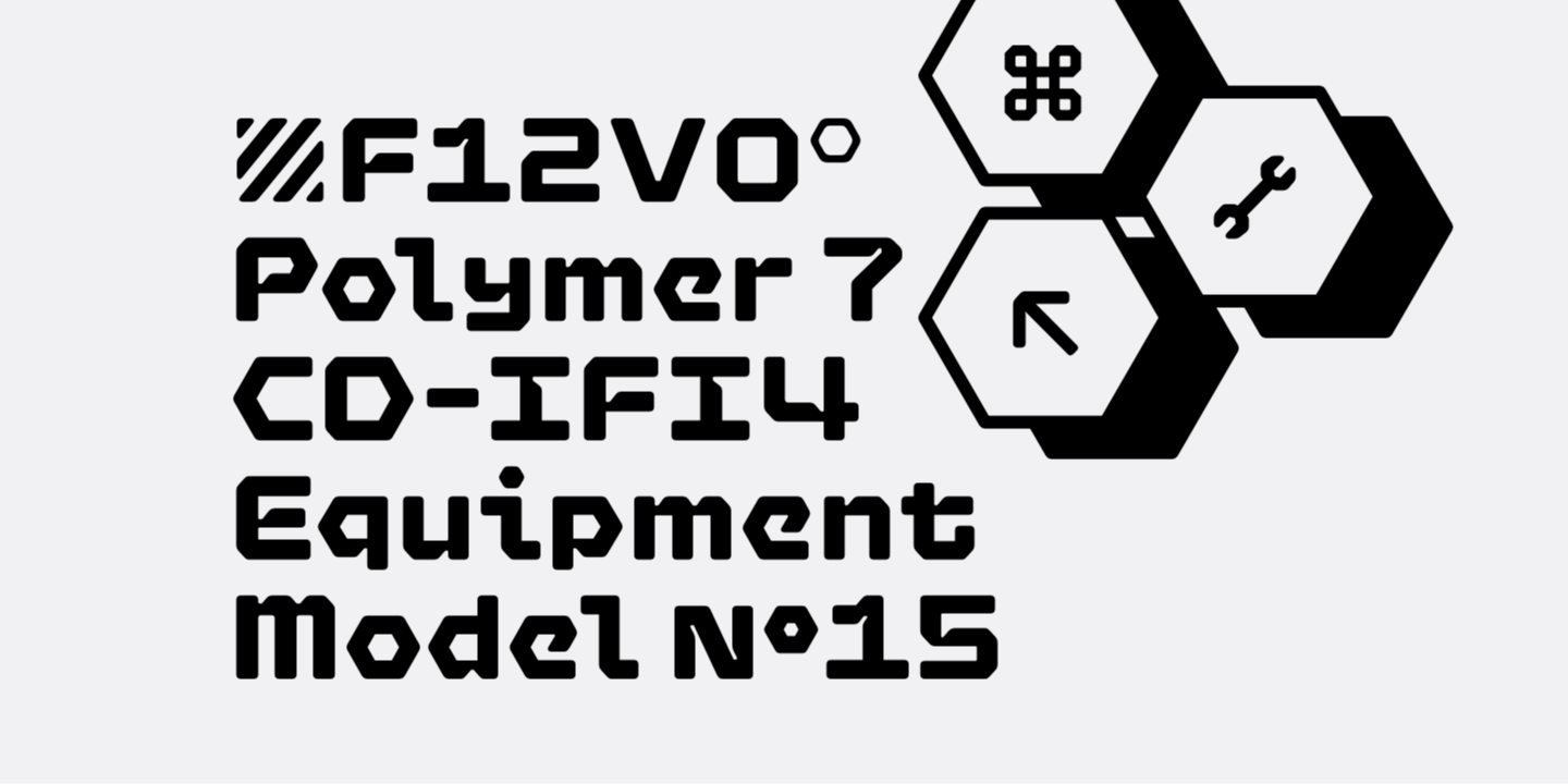 Hexaframe CF Regular Font preview
